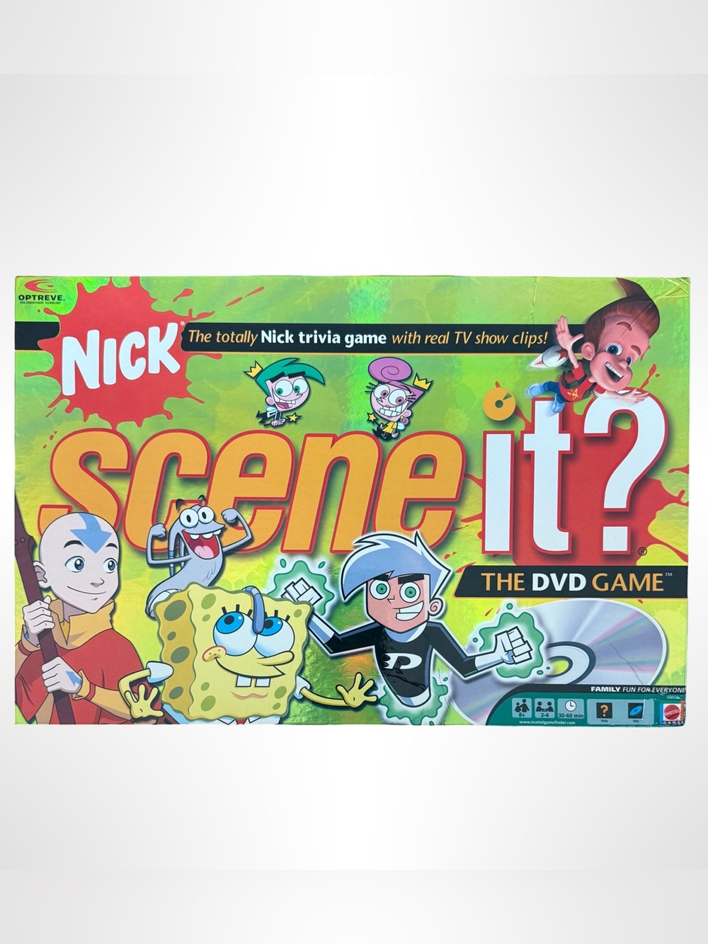 Nick Scene It? 2006 DVD Board Game Complete Nickelodeon SpongeBob Y2K 90s 2000s